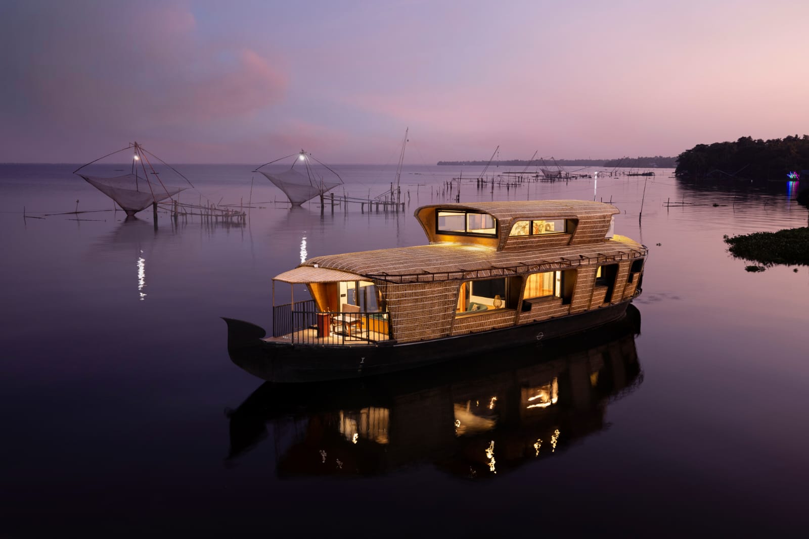 Top HouseBoat Provides in kerala Grand Voyage: Ultra-Luxury Houseboat Cruise in Alappuzha